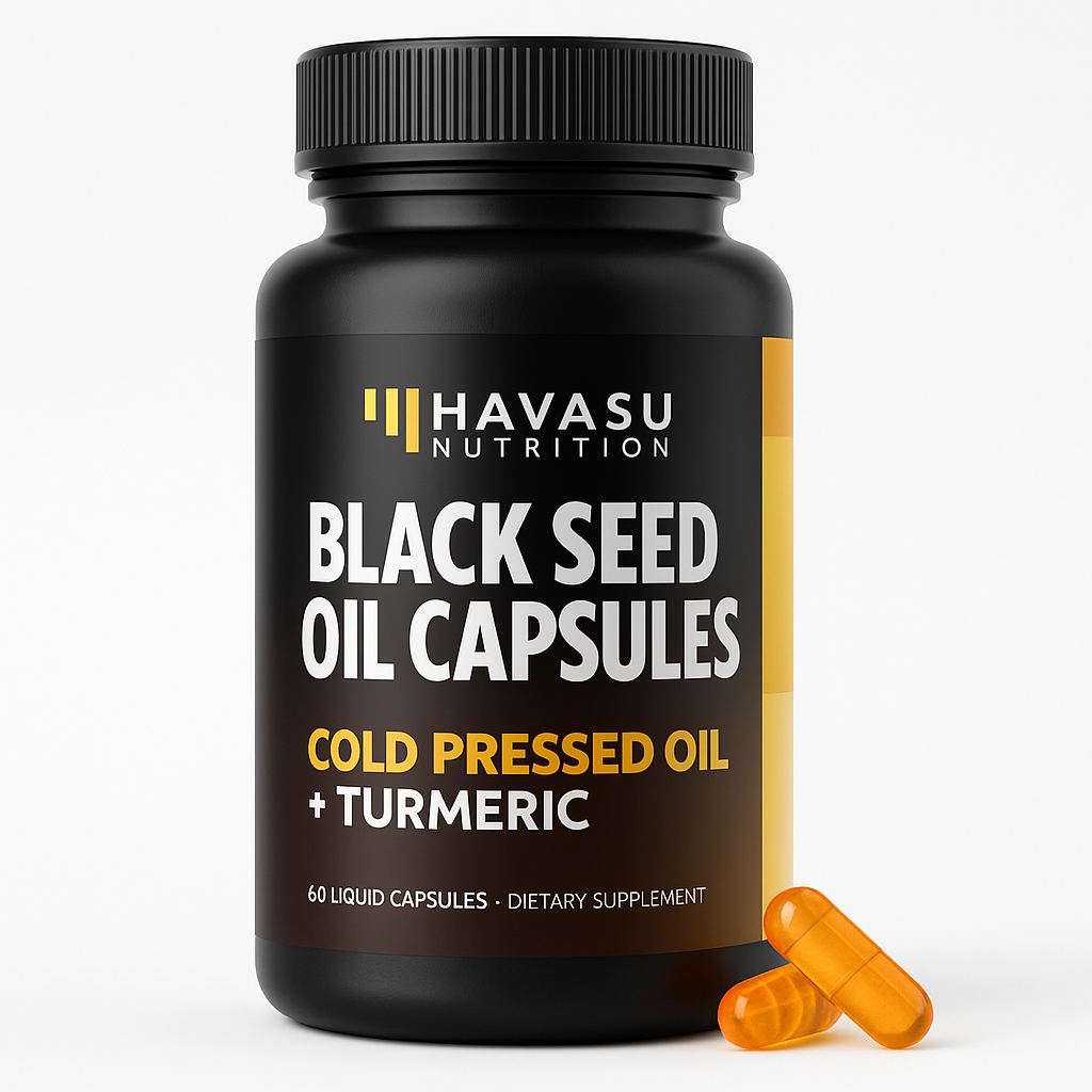Havasu Nutrition Black Seed Oil Capsules, 60 Count