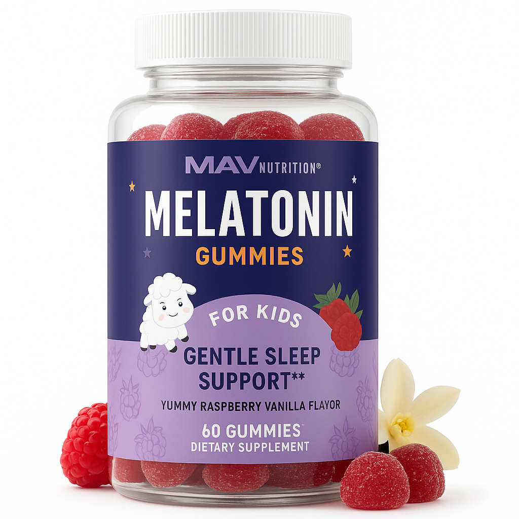 MAV Nutrition Kids Melatonin Gummies, 60 Count