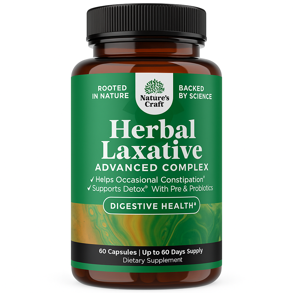 Nature's Craft Herbal Laxatives Capsule, 60 Count