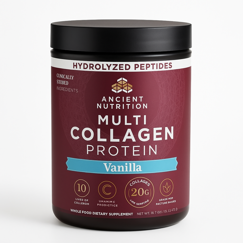 Ancient Nutrition Multi Collagen Protein Powder Vanilla 45 Servings