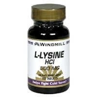Windmill L-Lysine 500 Mg Tablets, 120 Tablets