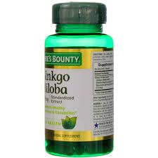 Nature's Bounty Ginkgo Biloba 60mg Capsules, Pack of 6