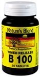 Nature's Blend B-100 Complex Timed Release Vitamin Tablet 50 Tablets