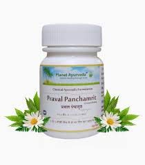 Planet Ayurveda Praval Panchamrit 60 Tablets