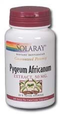 Solaray Pygeum Africanum Extract 50 mg Capsules, 60 Count