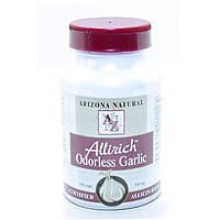Arizona Natural Allirich Odorless Garlic 500mg Capsules 250 Count