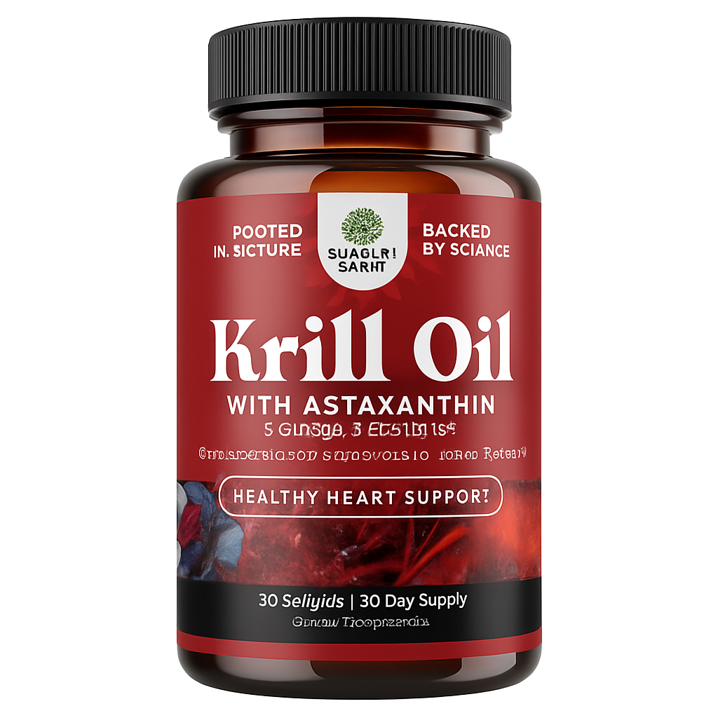 Nature's Craft Krill Omega 3 Softgels, 30 Count