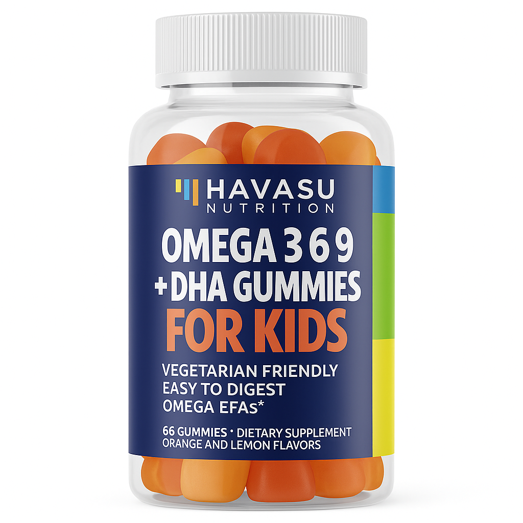 Havasu Nutrition Omega Gummies for Kids Gummy 60 Count