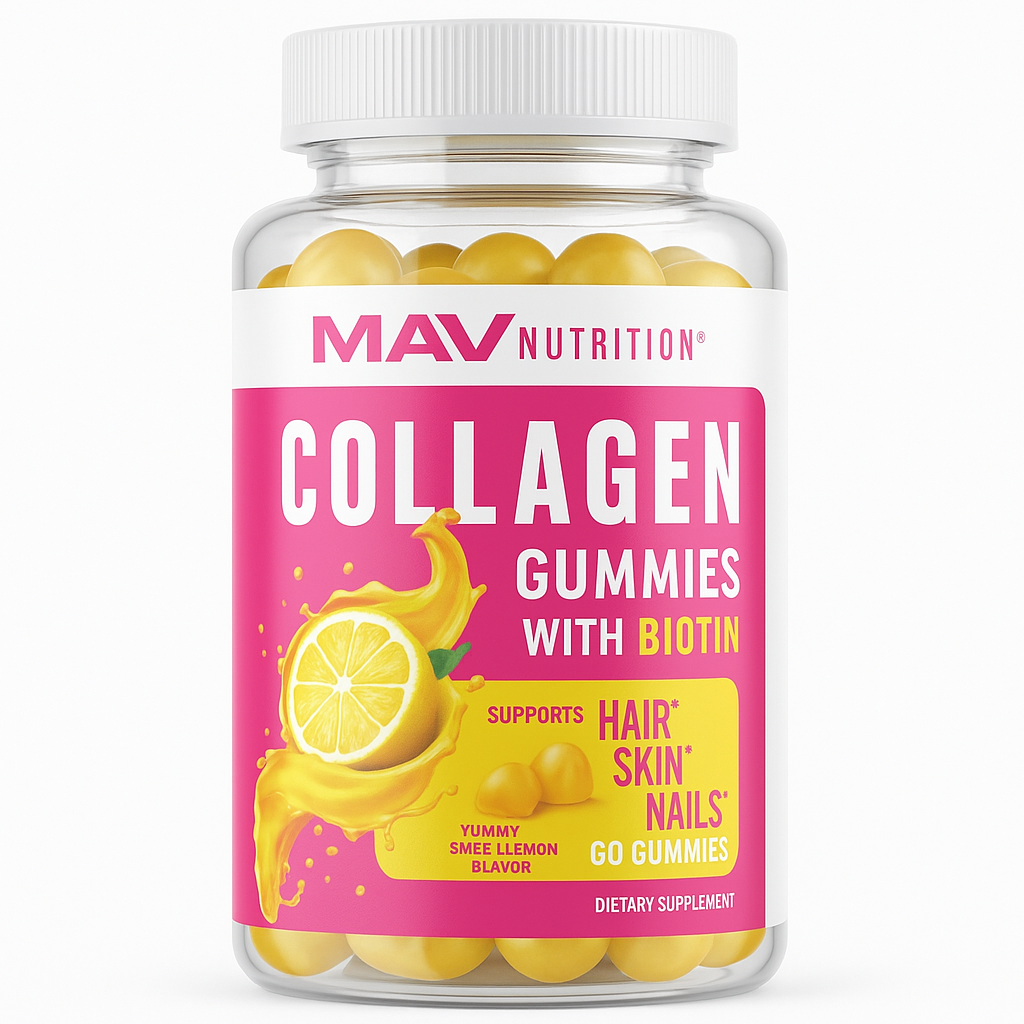 MAV Nutrition Collagen Gummies for Women, 60 Count