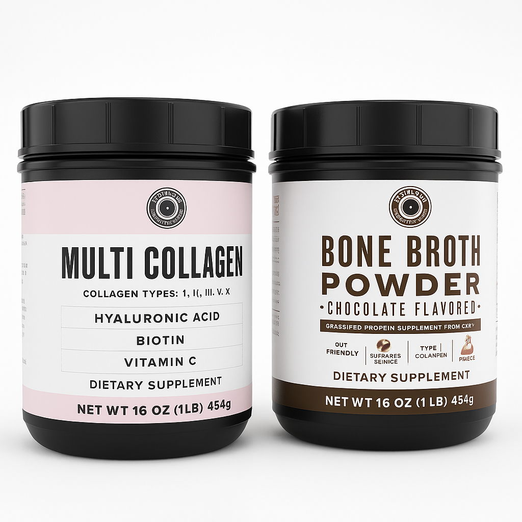 Left Coast Performance Chocolate Bone Broth & Multi Collagen Powder 1