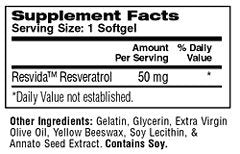 MDR Ultra Pure Resveratrol Capsules, 60 Count