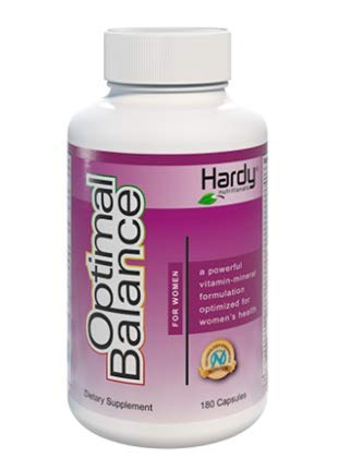 Hardy Nutritionals Women's Optimal Balance Micronutrients Multivitamin Mineral Supplement with royal jelly as a hormone-balancing factor Capsule, 180