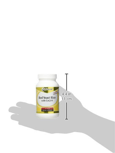 Vitacost Brand Red Yeast Rice 1200 mg with CoQ10 Extended Release 60 Tablets