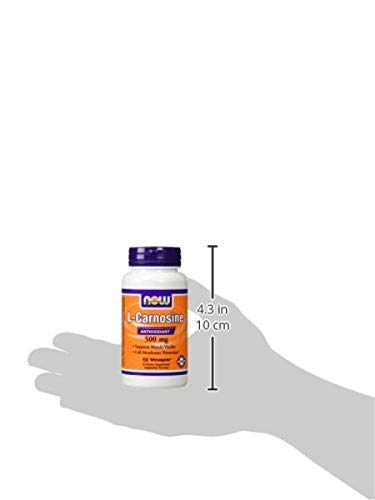 NOW Foods L-Carnosine 500mg Capsules, 50 Count