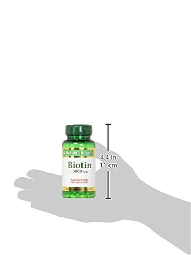 Nature's Bounty Biotin 5000 mcg Liquid Softgels 360 Softgels