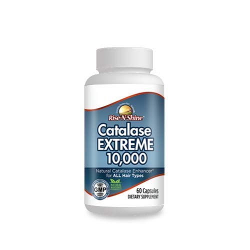 Rise-N-Shine Catalase Extreme Supplement 10,000 with Saw Palmetto, Biotin, Fo-Ti, PABA Capsules 1444