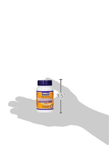 NOW Foods Melatonin 5 mg Capsules, 60 Count