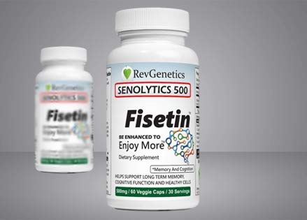 REVGENETICS Senolytics 500 Fisetin 500 mg 60 Capsules