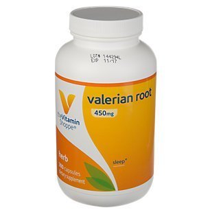 The Vitamin Shoppe Valerian Root 450mg Capsules 1 Count