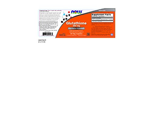 NOW Foods Glutathione 250 mg Capsule, 360 Capsules
