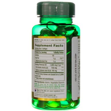 Nature's Bounty Evening Primrose Oil 1000 mg Softgels 60