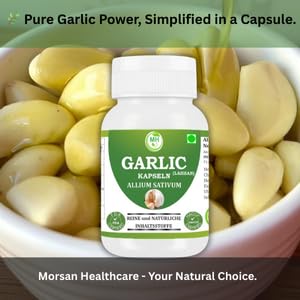 Generic Odorless Garlic 500 mg Allium sativum, 240 Capsules