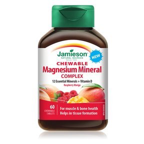 Jamieson Laboratories Chewable Magnesium Mineral Complex 60 Tablets