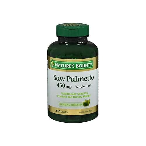 Nature's Bounty Saw Palmetto 450 mg Capsules 1250 Count