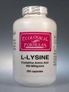 Ecological Formulas L-Lysine 500mg 250 Capsules