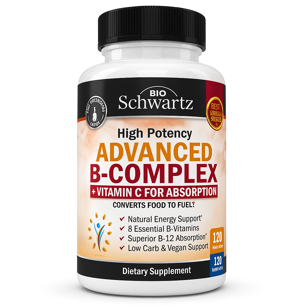 BioSchwartz Vitamin B Complex Capsule 120 Count
