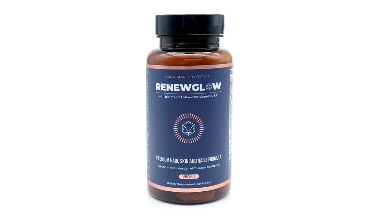 Skin Research Institute Renewglow Biotin Supplement 180 Tablets