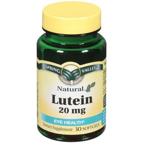 Spring Valley Lutein 20 mg Softgels, 30 Count