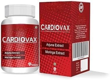 Generic Cardiovax with Coenzyme Q10, Arjuna Extract & Moringa Extract, 60 Tablets