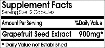 Naturetition Supplements Grapefruit Seed Extract 900mg Capsules, 1 Count