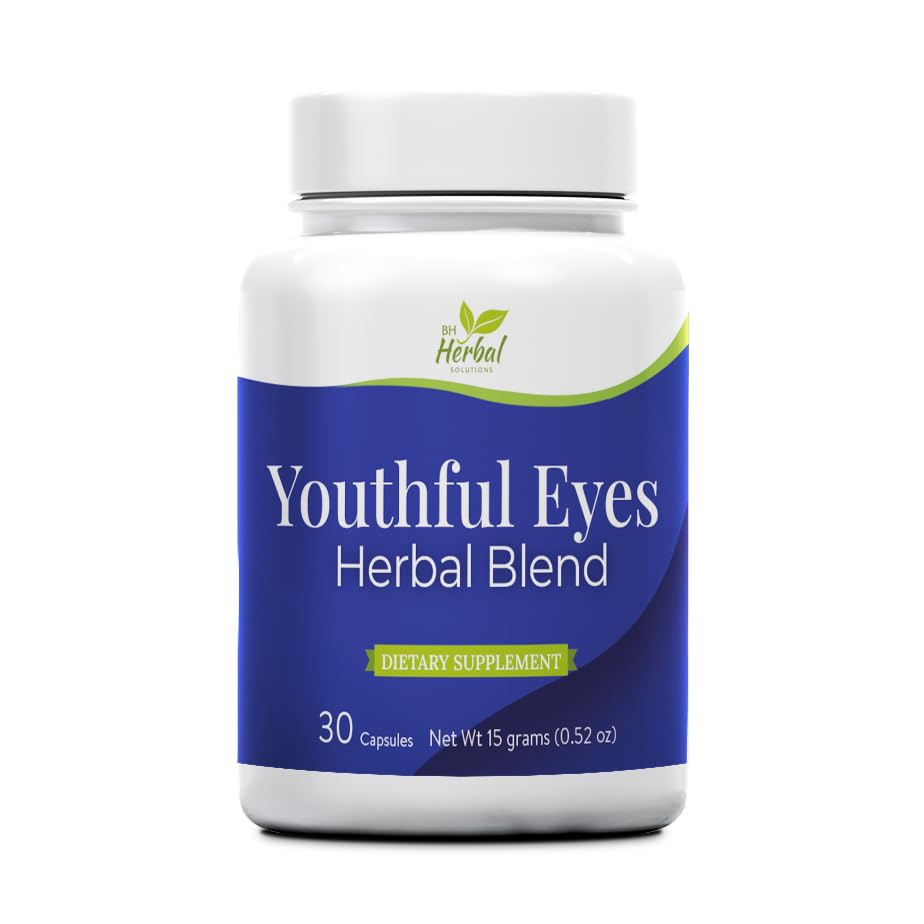 BH Herbal Solutions Eye Wellness and Healthy Appearance Support for Daily Visual Comfort Capsules 30 Count