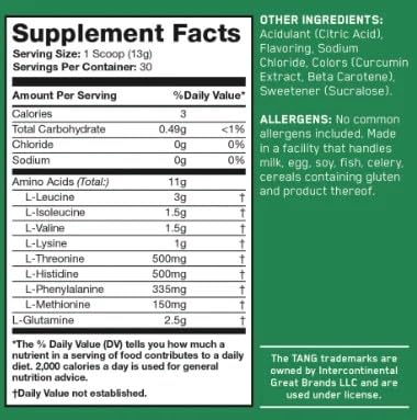 ABE all black everything Amino Fuel Powder 13.76 Ounce