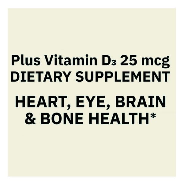 H4U Maximum Care Omega-3 from Fish Oil Dietary Supplement Softgels 120 Count
