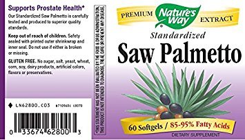 Nature's Way Saw Palmetto Softgels 60 Count