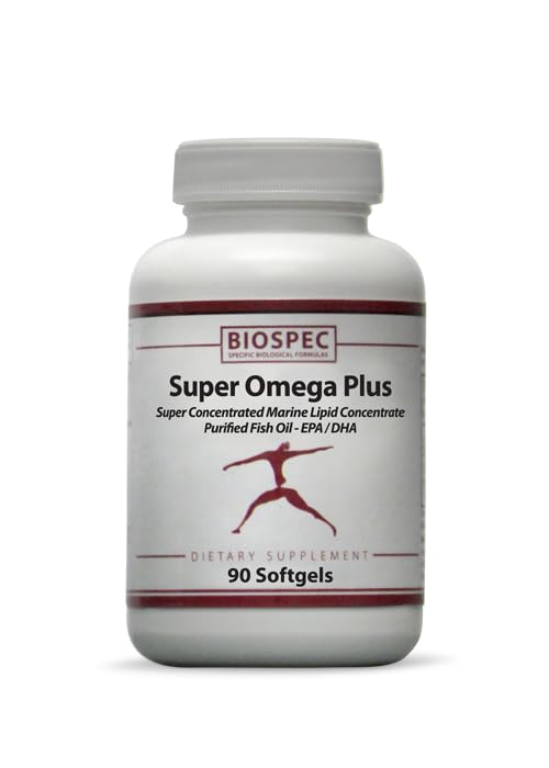 BIOSPEC NUTRITIONALS Super Omega Plus Softgel 1
