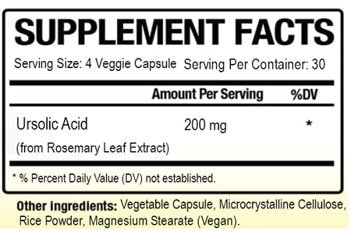 Biotech Nutritions Ursolic Acid 200 mg Capsule 240 Capsules