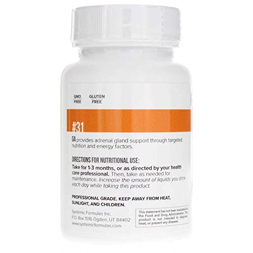 Systemic Formulas Adrenal Capsule 60 Count