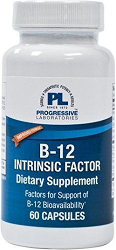 Progressive Labs B-12 Intrinsic Factor Capsules 60 Caps