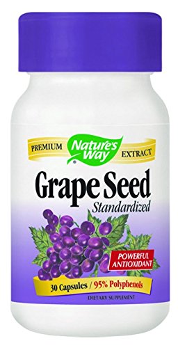 Nature's Way Grape Seed Extract Standardized, 30 Capsules