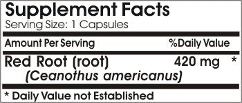 Naturetition Supplements Red Root 420mg Capsules, 200 Capsules