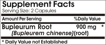 PureControl Supplements Bupleurum Root 900mg Capsules 180 Count