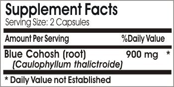 Naturetition Supplements Blue Cohosh 900mg Capsules, 100 Capsules