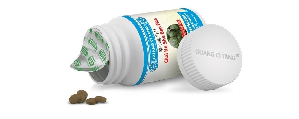 Guang Ci Tang Chai Hu Shu Gan Pian (Bupleuri LiverSoothe) AH167P Tablet, 1 Count