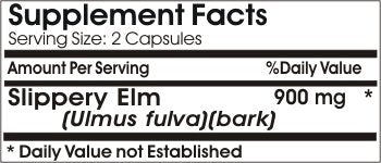 Naturetition Supplements Slippery Elm Bark 900mg Capsule 1 Count