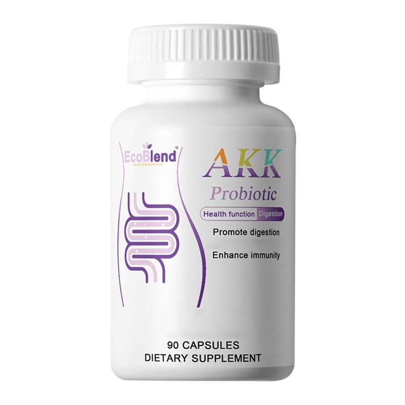 EcoBlend Probiotic 6 Strains AKK Formula for Gut Health Capsules 90