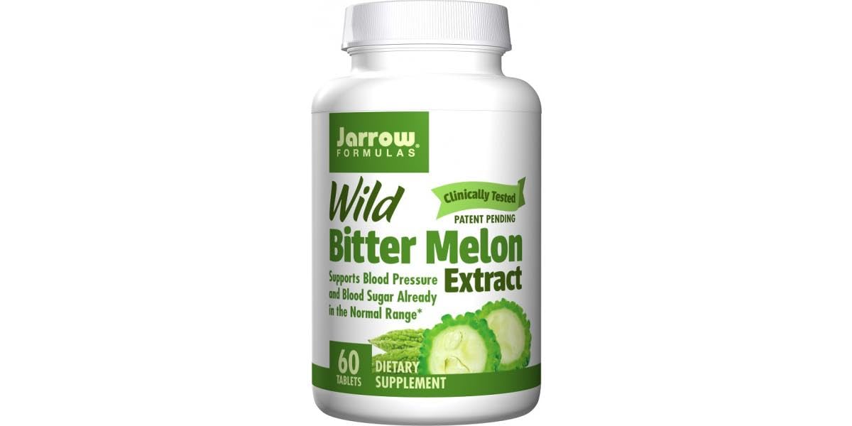 Jarrow Formulas Wild Bitter Melon Extract 1,500 mg, 60 Tablets
